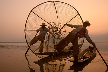 Image showing ASIA MYANMAR INLE LAKE