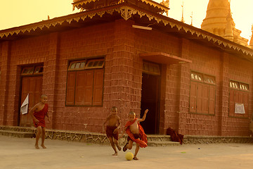 Image showing ASIA MYANMAR NYAUNGSHWE SOCCER FOOTBALL