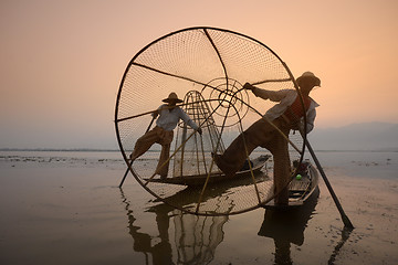 Image showing ASIA MYANMAR INLE LAKE