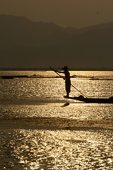 Image showing ASIA MYANMAR INLE LAKE