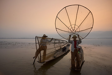 Image showing ASIA MYANMAR INLE LAKE