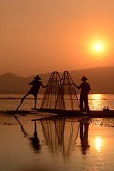 Image showing ASIA MYANMAR INLE LAKE