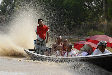 Image showing ASIA MYANMAR NYAUNGSHWE BOAT TAXI