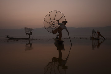 Image showing ASIA MYANMAR INLE LAKE