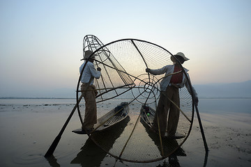 Image showing ASIA MYANMAR INLE LAKE