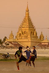 Image showing ASIA MYANMAR NYAUNGSHWE SOCCER FOOTBALL