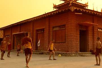 Image showing ASIA MYANMAR NYAUNGSHWE SOCCER FOOTBALL