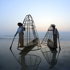 Image showing ASIA MYANMAR INLE LAKE