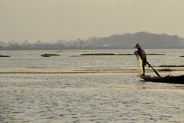 Image showing ASIA MYANMAR INLE LAKE