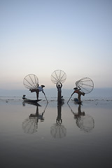 Image showing ASIA MYANMAR INLE LAKE