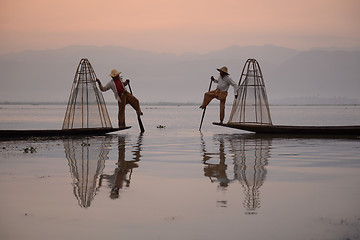 Image showing ASIA MYANMAR INLE LAKE