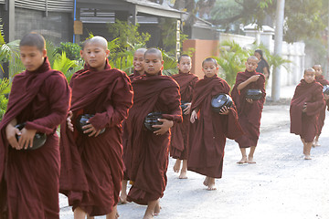 Image showing ASIA MYANMAR NYAUNGSHWE MONK