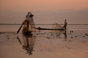 Image showing ASIA MYANMAR INLE LAKE