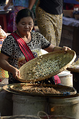 Image showing ASIA MYANMAR NYAUNGSHWE MARKET