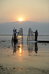 Image showing ASIA MYANMAR INLE LAKE