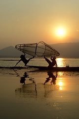 Image showing ASIA MYANMAR INLE LAKE