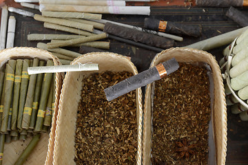 Image showing ASIA MYANMAR NYAUNGSHWE TABACCO FACTORY