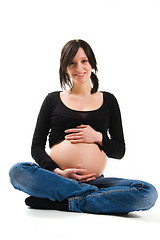 Image showing young pregnant woman