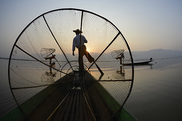 Image showing ASIA MYANMAR INLE LAKE