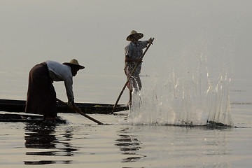 Image showing ASIA MYANMAR INLE LAKE