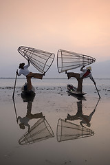 Image showing ASIA MYANMAR INLE LAKE