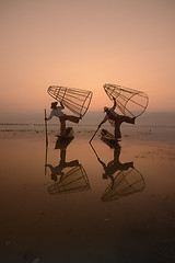 Image showing ASIA MYANMAR INLE LAKE