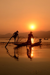 Image showing ASIA MYANMAR INLE LAKE