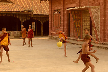 Image showing ASIA MYANMAR NYAUNGSHWE SOCCER FOOTBALL