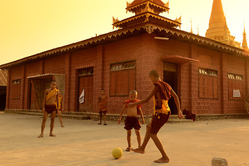 Image showing ASIA MYANMAR NYAUNGSHWE SOCCER FOOTBALL