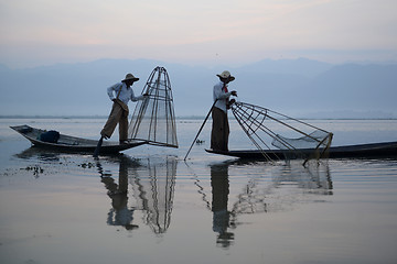 Image showing ASIA MYANMAR INLE LAKE