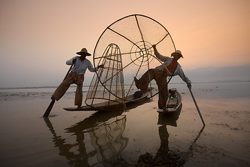 Image showing ASIA MYANMAR INLE LAKE