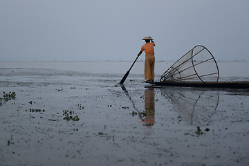 Image showing ASIA MYANMAR INLE LAKE