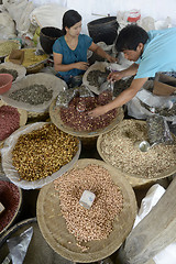 Image showing ASIA MYANMAR NYAUNGSHWE INLE LAKE MARKET