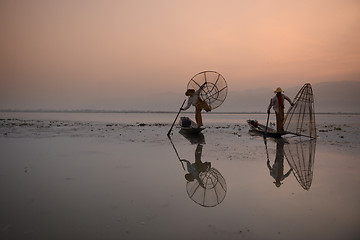 Image showing ASIA MYANMAR INLE LAKE