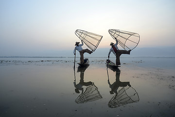 Image showing ASIA MYANMAR INLE LAKE