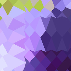 Image showing Cyber Grape Purple Abstract Low Polygon Background