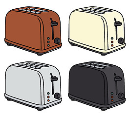 Image showing Electric toasters