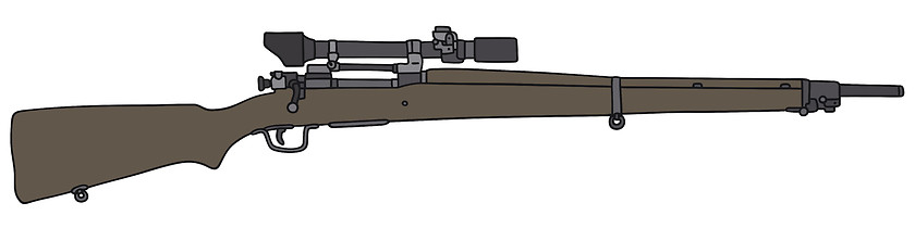 Image showing Old military rifle