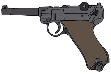 Image showing Old germany military handgun