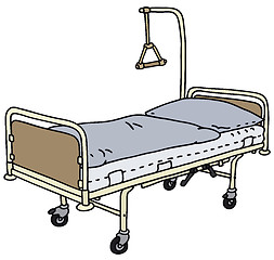 Image showing Hospital bed