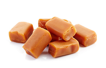 Image showing caramel candies