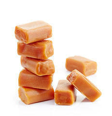 Image showing caramel candies