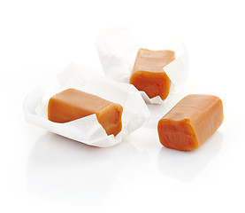 Image showing caramel candies