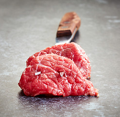 Image showing fresh raw meat cuts