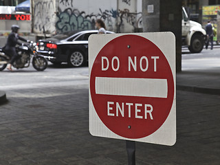 Image showing Do not enter Sign