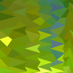 Image showing June Bud Green Abstract Low Polygon Background