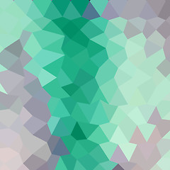 Image showing Celadon Green Abstract Low Polygon Background