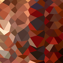 Image showing Dark Pastel Red Abstract Low Polygon Background