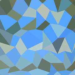 Image showing Bondi Blue Abstract Low Polygon Background