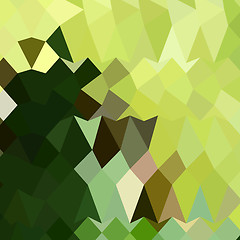 Image showing Apple Green Abstract Low Polygon Background